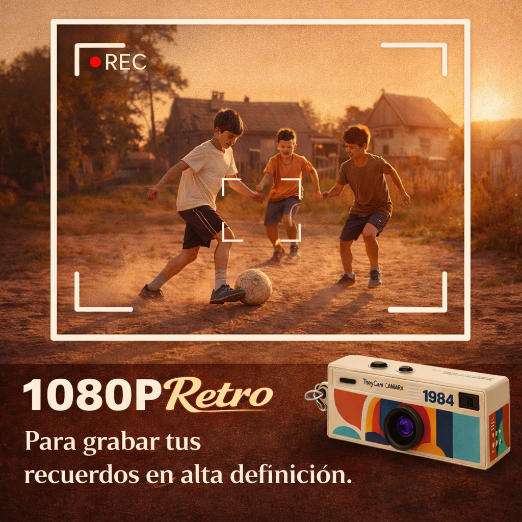 Cámara Retro KeyCam + Memoria Micro SD