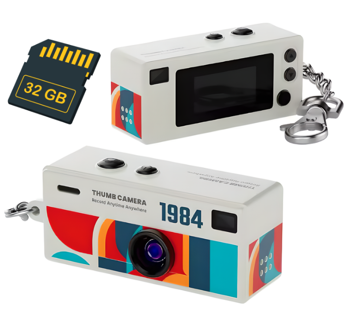 Cámara Retro KeyCam + Memoria Micro SD